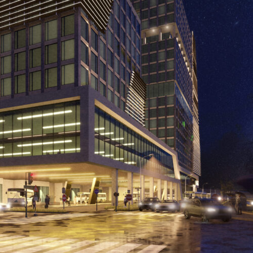 Parcel 34 & 37 – Bus Hub Concept<h5> Providence, RI