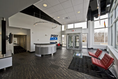 Client: New England Construction 293 Bourne Ave. Rumford, RI 02916 (401) 434-0112 & Vision 3 Architects (401) 461-7772
Project: PolyRack North America Corp. - Cumberland, RI
For more information Contact Gregg Shupe 508-877-7700 www.Shupestudios.com