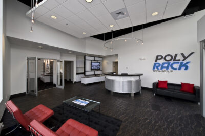 Client: New England Construction 293 Bourne Ave. Rumford, RI 02916 (401) 434-0112 & Vision 3 Architects (401) 461-7772
Project: PolyRack North America Corp. - Cumberland, RI
For more information Contact Gregg Shupe 508-877-7700 www.Shupestudios.com