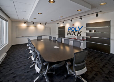 Client: New England Construction 293 Bourne Ave. Rumford, RI 02916 (401) 434-0112 & Vision 3 Architects (401) 461-7772
Project: PolyRack North America Corp. - Cumberland, RI
For more information Contact Gregg Shupe 508-877-7700 www.Shupestudios.com