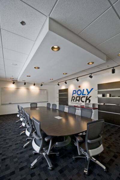 Client: New England Construction 293 Bourne Ave. Rumford, RI 02916 (401) 434-0112 & Vision 3 Architects (401) 461-7772
Project: PolyRack North America Corp. - Cumberland, RI
For more information Contact Gregg Shupe 508-877-7700 www.Shupestudios.com